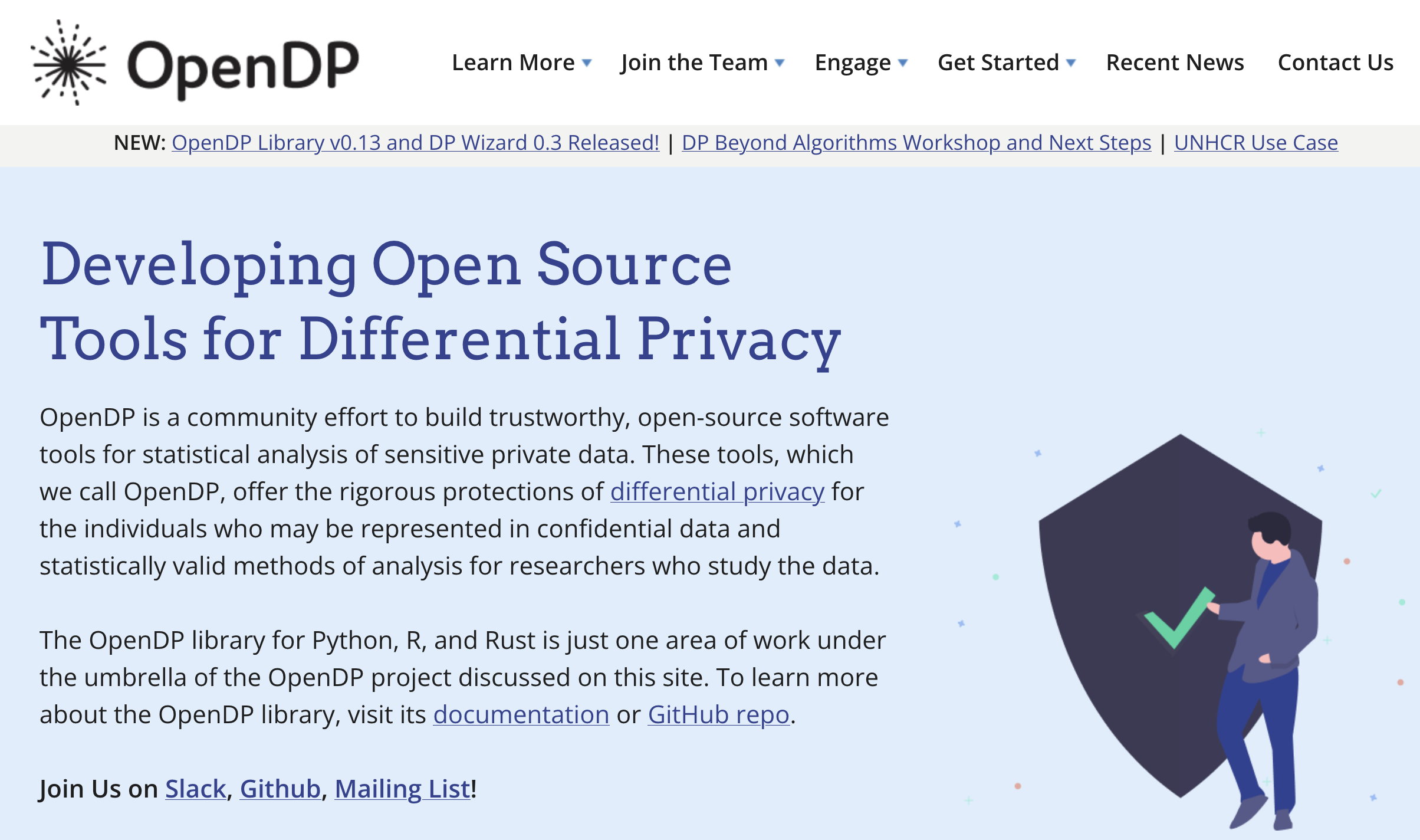 OpenDP Website